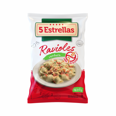 Ravioles Verduras 5 Estrellas