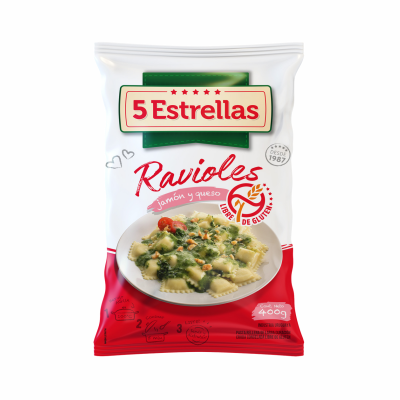 Ravioles Jamón y queso 5 Estrellas